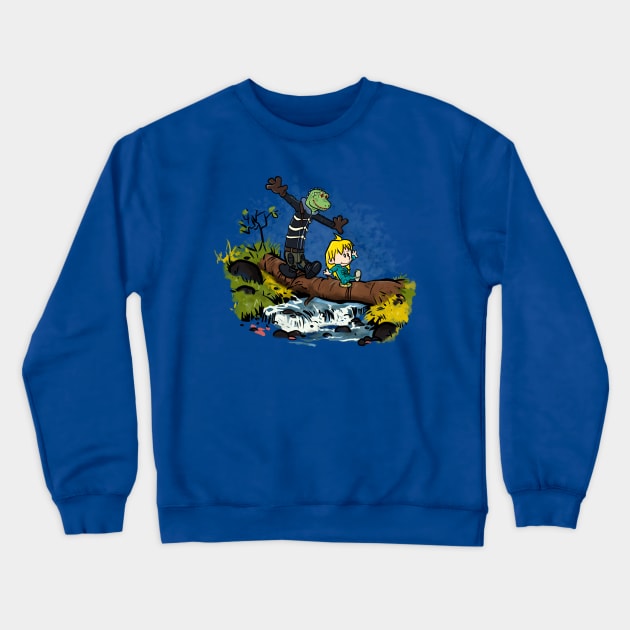 Caiman Adventures Crewneck Sweatshirt by MarianoSan